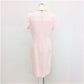 courreges (クレージュ) ワンピース courreges クレージュ フォーマルワンピース　ピンク　9AR　EFEGG-43390　パール 美品