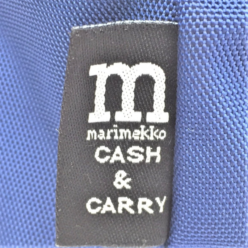 marimekko (マリメッコ) ショルダーバッグ marimekko ショルダーバッグ CASH&CARRY NIGHTBLUE  047020-555 ネイビー 047020-555 美品