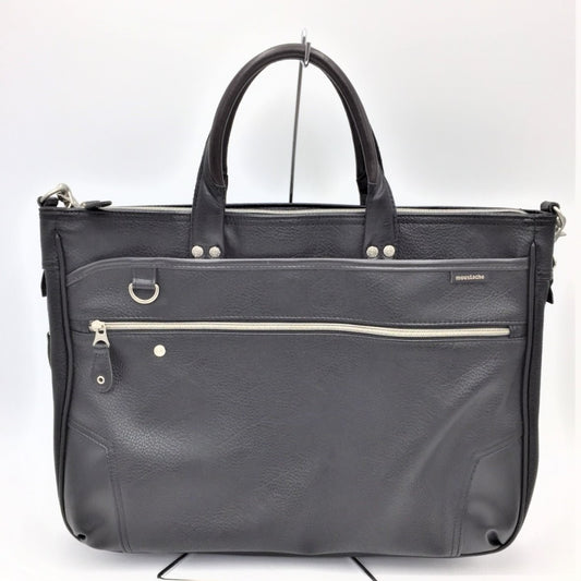moustache on time (ムスタッシュオンタイム) ビジネスバッグ moustache on time ムスタッシュオンタイム ビジネスバッグ ブラック JPF2171 JPF2171 美品