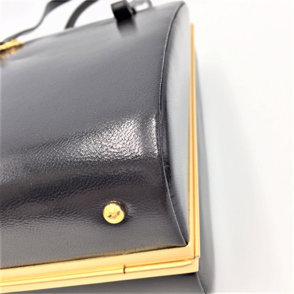KANEMATSU (銀座かねまつ) ハンドバッグ GINZA Kanematsu フォーマルハンドバッグ ブラック 縦型タイプ 美品