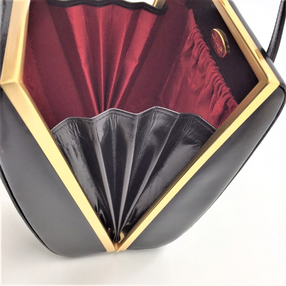 KANEMATSU (銀座かねまつ) ハンドバッグ GINZA Kanematsu フォーマルハンドバッグ ブラック 縦型タイプ 美品