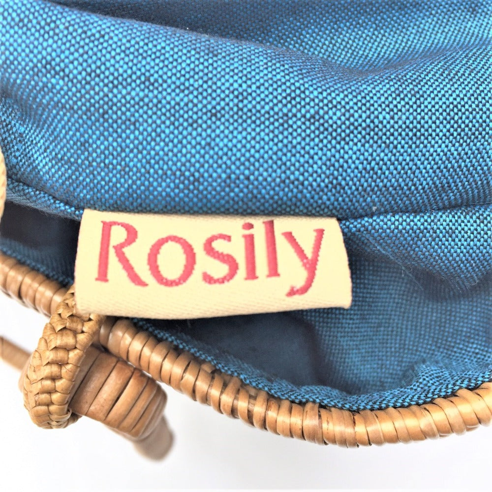 Rosily ロージリー アタバッグ 楕円巾着バッグ バティック模様 Ｍ 