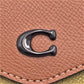 COACH (コーチ) 長財布 COACH ウィンソフトウォレット カラーブロック バイカラー フラックスマルチ C2622 美品