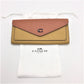 COACH (コーチ) 長財布 COACH ウィンソフトウォレット カラーブロック バイカラー フラックスマルチ C2622 美品