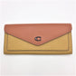 COACH (コーチ) 長財布 COACH ウィンソフトウォレット カラーブロック バイカラー フラックスマルチ C2622 美品