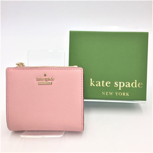 Kate Spade (ケイトスペード) 二つ折り財布 kate spade 二つ折りミニ財布 キャメロン アデリンウォレット ピンク PWRU5451 未使用品