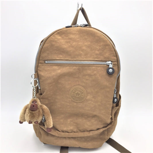 Kipling (キプリング) リュック・デイパック kiplingキプリング　フロントポケット付きリュック　ブラウン　K15016-17V 美品