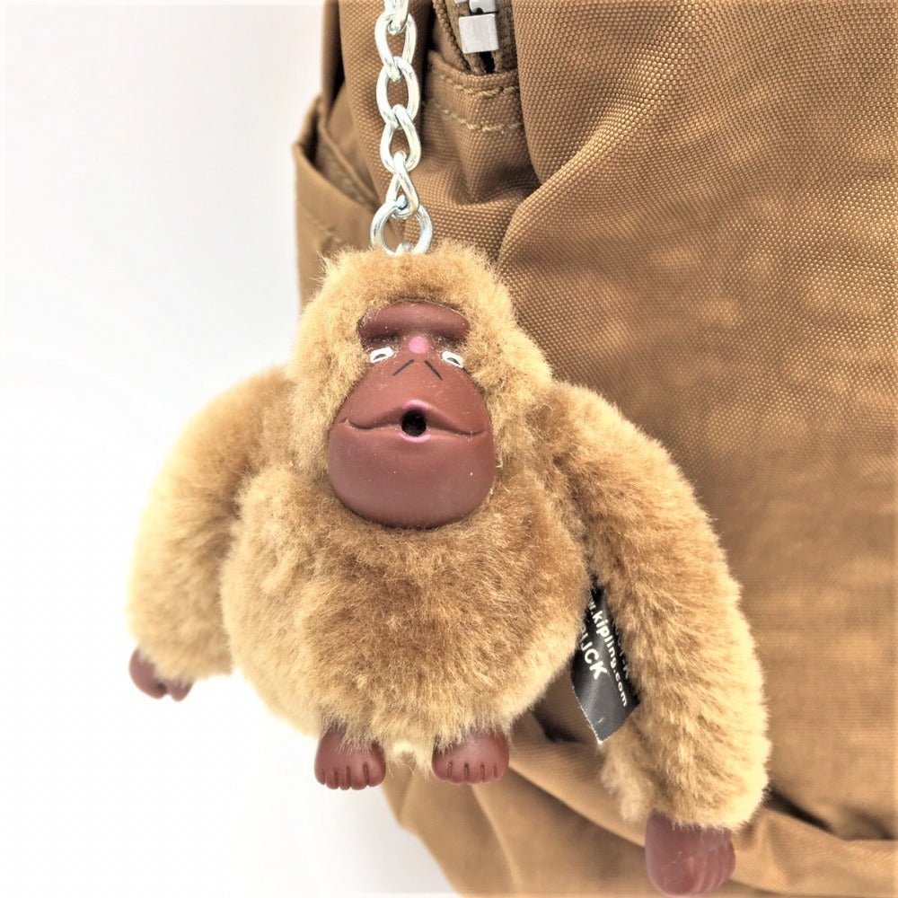 Kipling (キプリング) リュック・デイパック kiplingキプリング　フロントポケット付きリュック　ブラウン　K15016-17V 美品