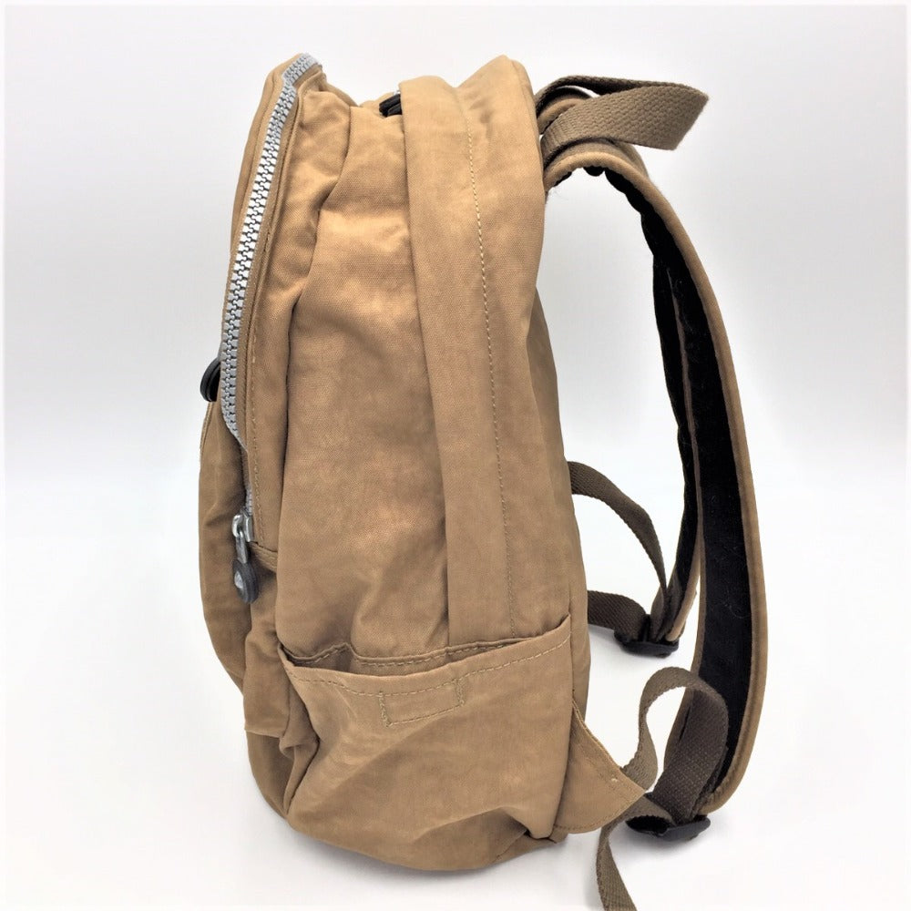 Kipling (キプリング) リュック・デイパック kiplingキプリング　フロントポケット付きリュック　ブラウン　K15016-17V 美品