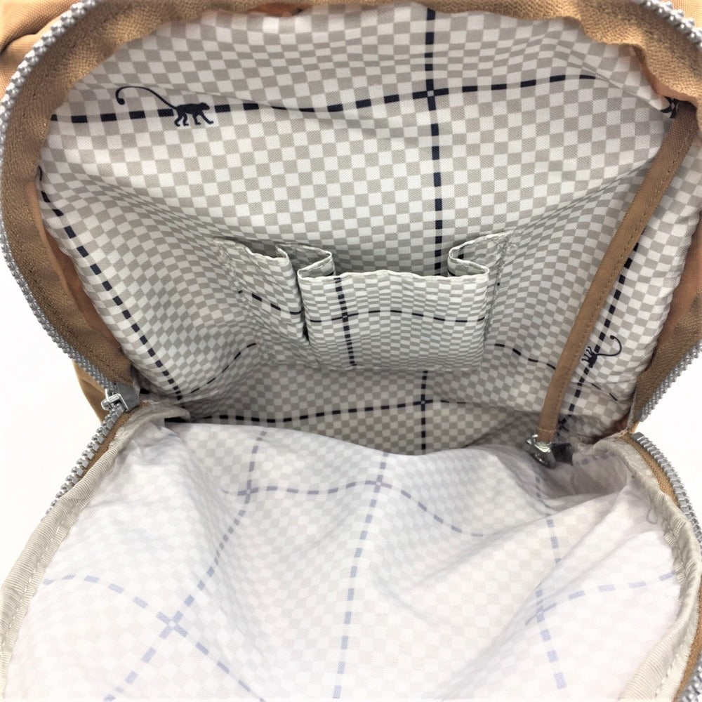 Kipling (キプリング) リュック・デイパック kiplingキプリング　フロントポケット付きリュック　ブラウン　K15016-17V 美品