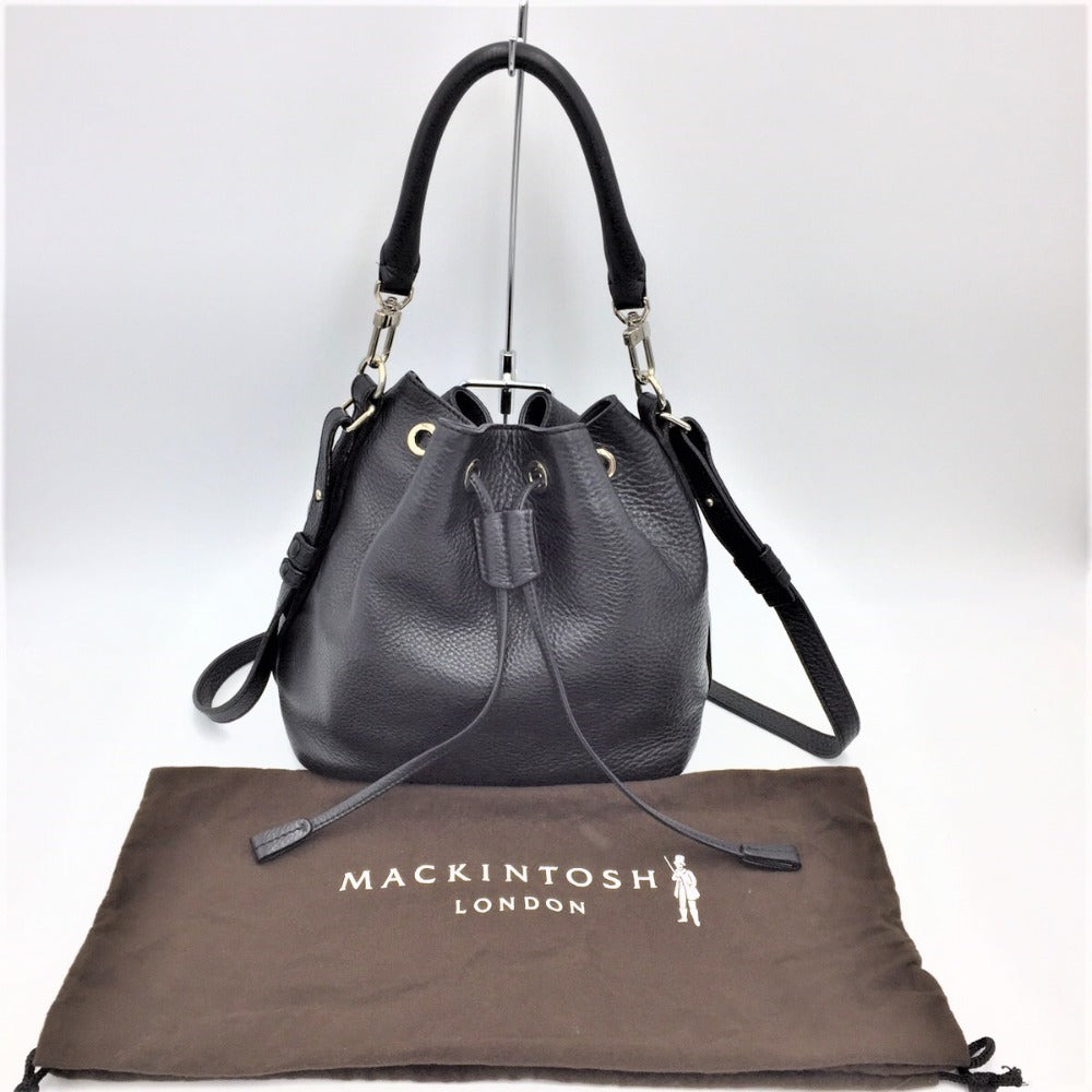 Mackintosh MACKINTOSH LONDON 2way巾着レザーショルダーバッグ ブラック｜コンプオフ プラス – コンプオフプラス  公式ショップ