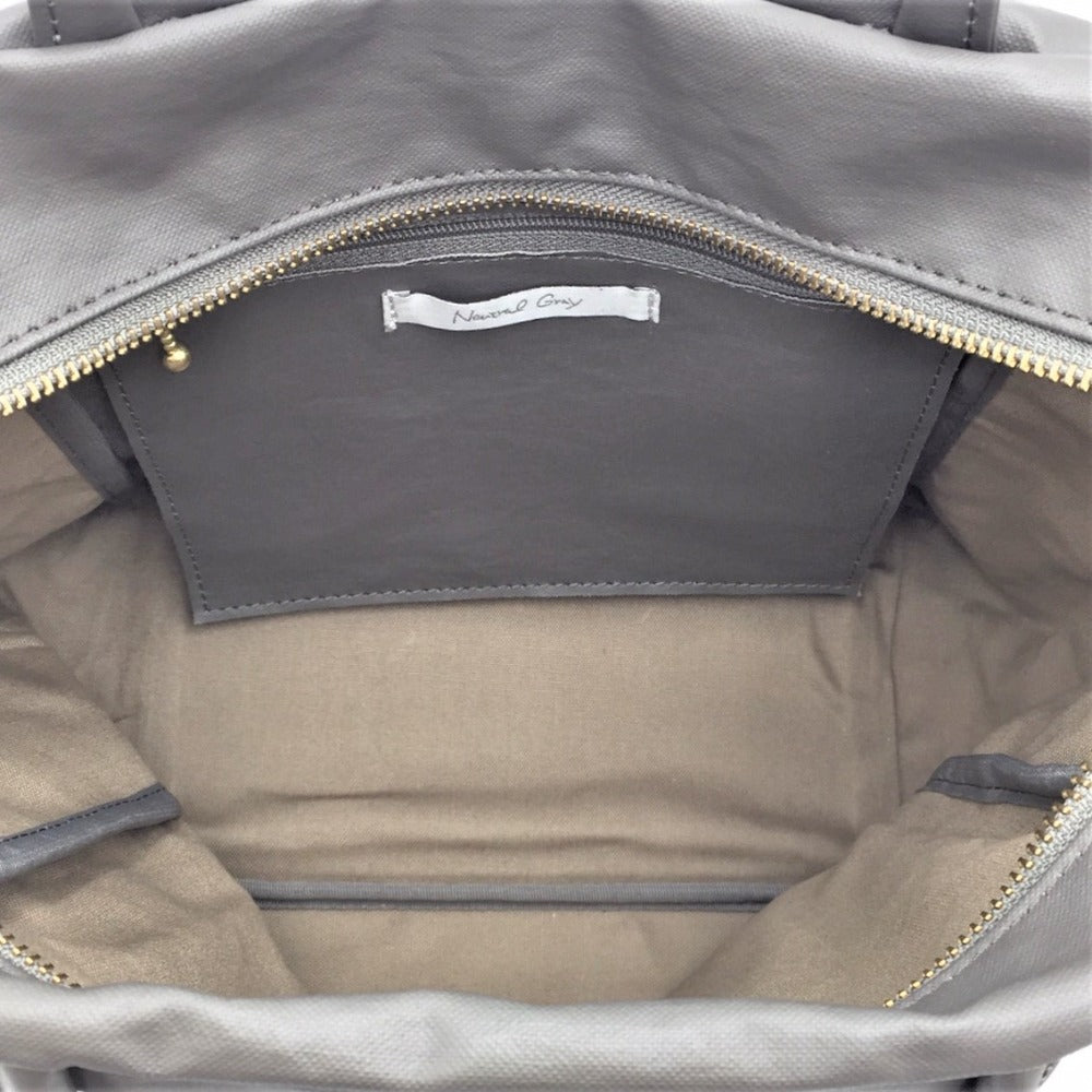 Neutral Gray (ニュートラルグレイ) トートバッグ Neutral Gray　ジェーンⅡ 2wayトートバッグ　S　グレー　6814-741-22 6814-741-22 未使用品