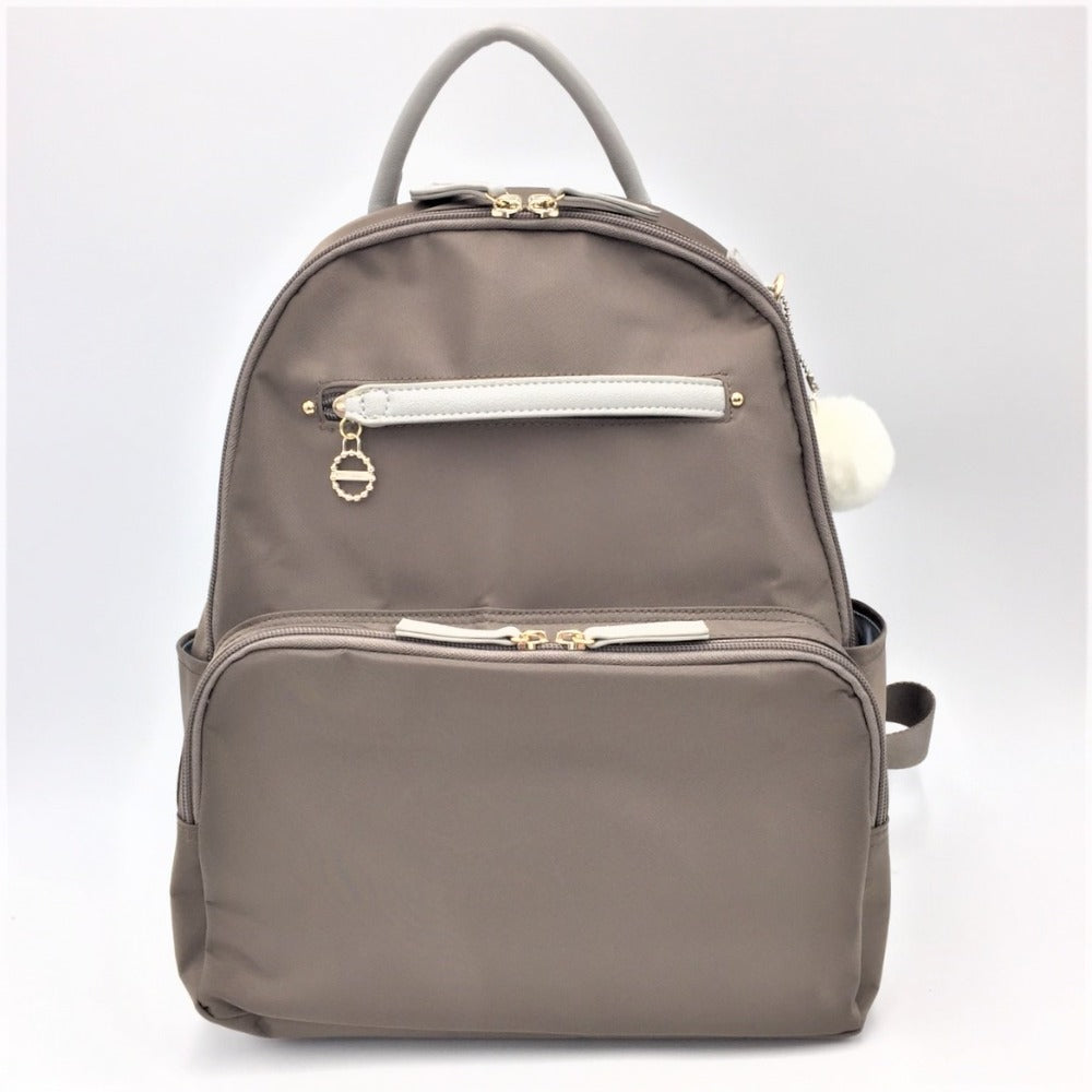 Kanana project (カナナプロジェクト) リュック・デイパック Kanana Project　リュックサック　エブリーリュック　背面ポケット付き　大　グレージュ　31662 美品