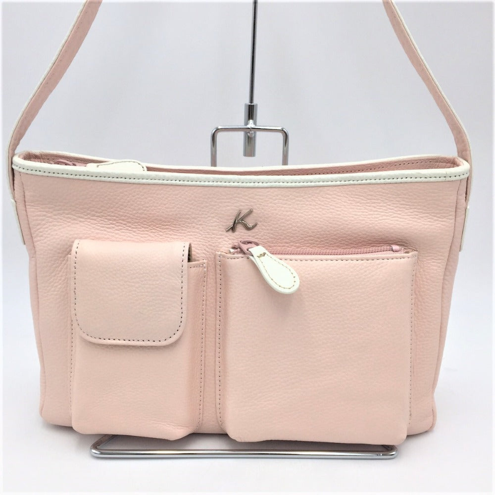 Kitamura (キタムラ) ショルダーバッグ kitamura.2 K2 牛革ショルダーバッグ ピンク 美品