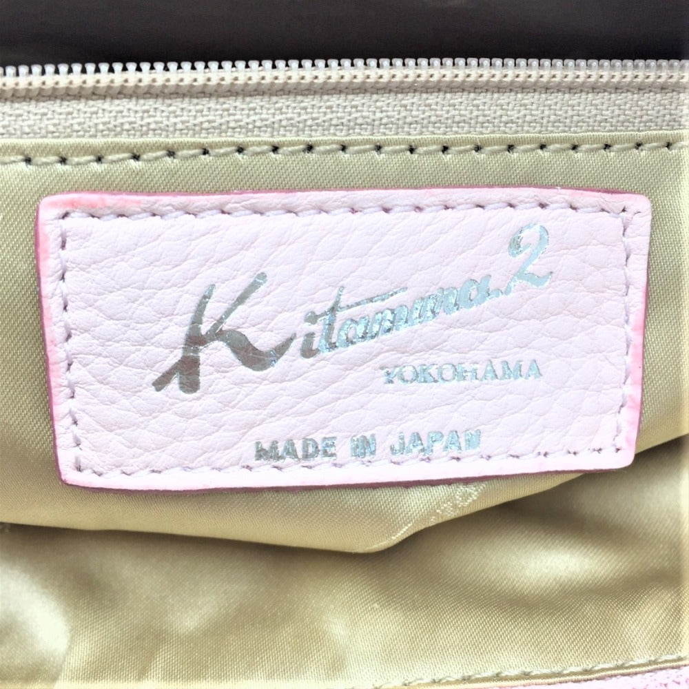 Kitamura (キタムラ) ショルダーバッグ kitamura.2 K2 牛革ショルダーバッグ ピンク 美品