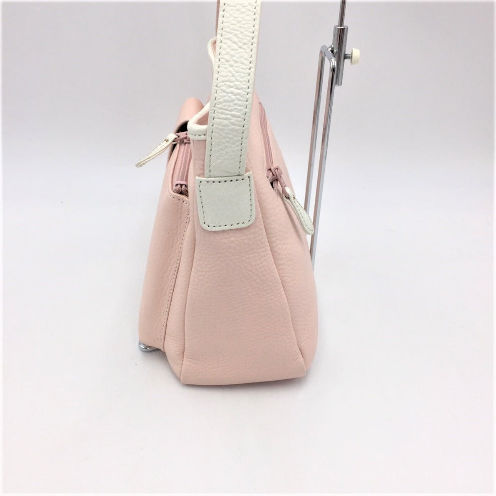 Kitamura (キタムラ) ショルダーバッグ kitamura.2 K2 牛革ショルダーバッグ ピンク 美品
