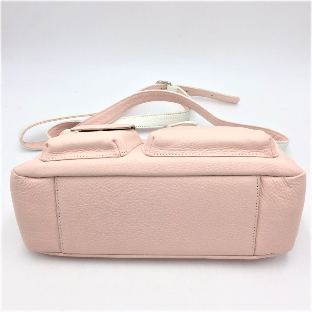 Kitamura (キタムラ) ショルダーバッグ kitamura.2 K2 牛革ショルダーバッグ ピンク 美品