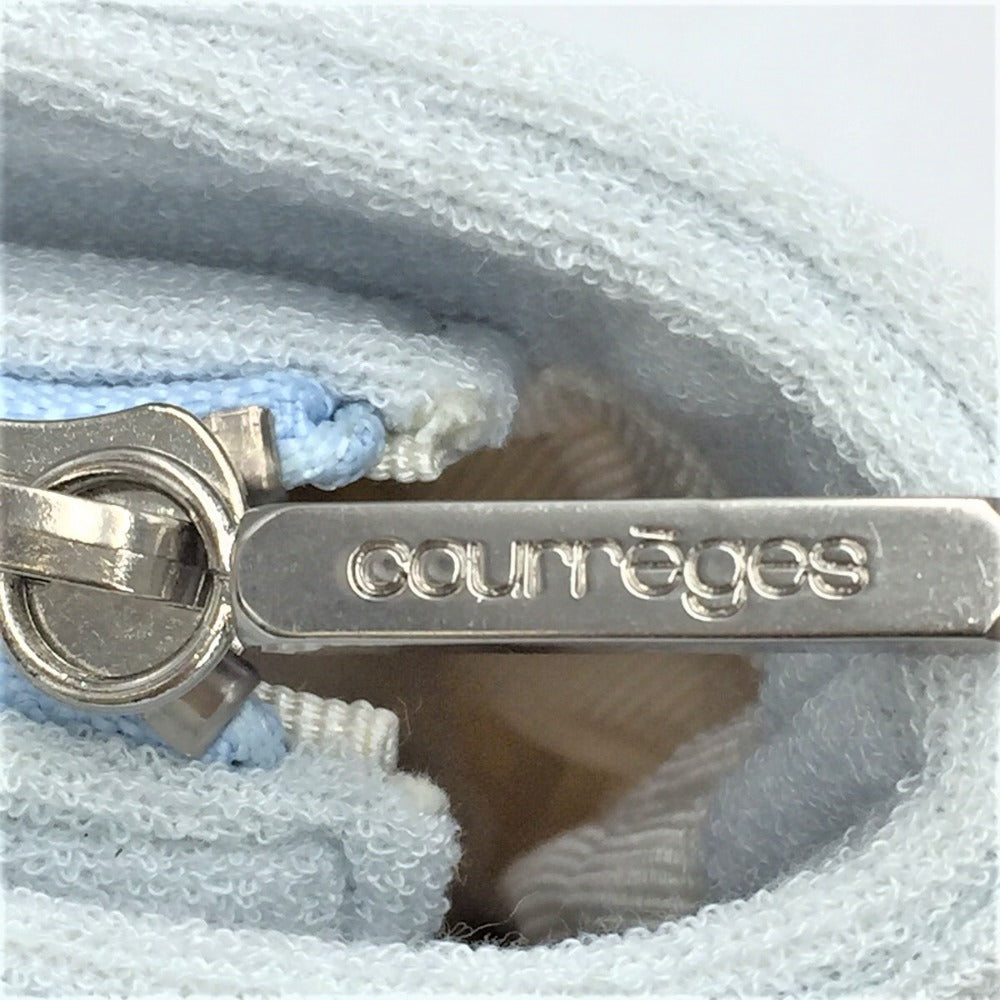 courreges (クレージュ) トートバッグ courreges　クレージュ　トートバッグ　ライトブルー　パイル 未使用品