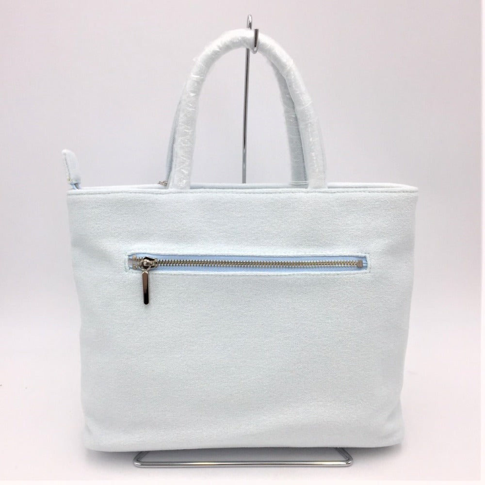 courreges (クレージュ) トートバッグ courreges　クレージュ　トートバッグ　ライトブルー　パイル 未使用品