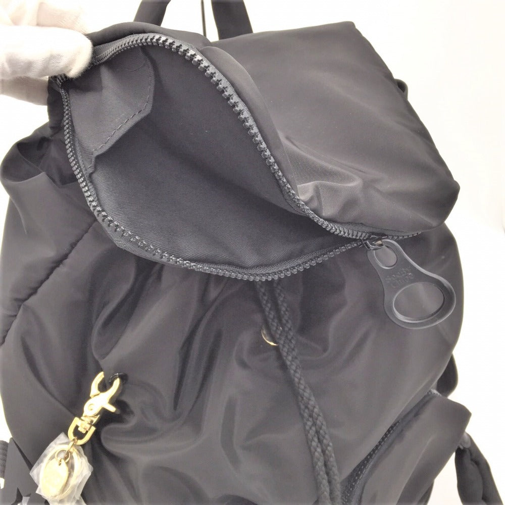 SEE BY CHLOE (シーバイクロエ) リュック・デイパック SeeByChloe　ジョイライダー ナイロンバッグパック　リュック　ブラック　スターチャーム付き 美品