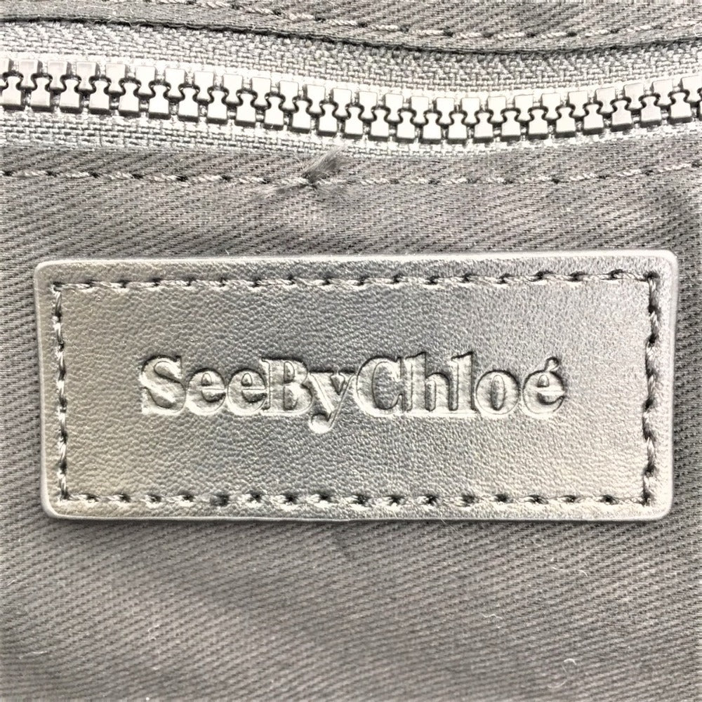 SEE BY CHLOE (シーバイクロエ) リュック・デイパック SeeByChloe　ジョイライダー ナイロンバッグパック　リュック　ブラック　スターチャーム付き 美品