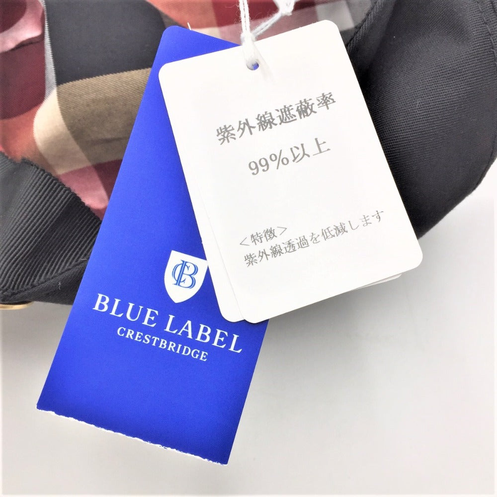 BLUE LABEL CRESTBRIDGE ブルーレーベルクレストブリッジ 帽子 キャスケット ブラック 57cm 55503-120-09 未使用品