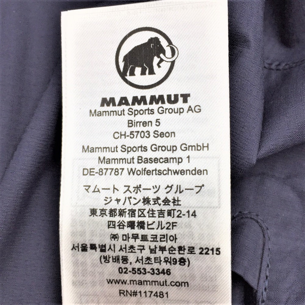 Mammut (マムート) アウトドアウェア MAMMUT ハードシェル マイクロレイヤーフーデットジャケット ネイビー L 1010-25352 1010-25352 美品