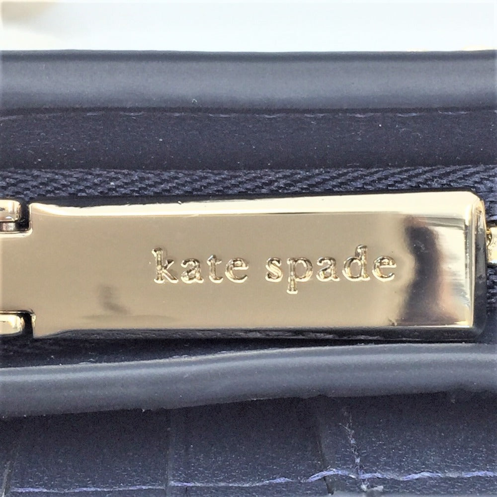 Kate Spade (ケイトスペード) 二つ折り財布 kate spade 二つ折り財布 クリームマルチ ステイシーダンシングチェリーズプリント K6864 美品