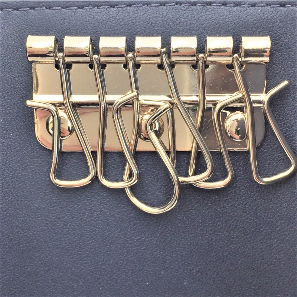 Kate Spade (ケイトスペード) キーケース kate spade 6連キーケース クリームマルチ ステイシーダンシングチェリーズプリント K6019 美品