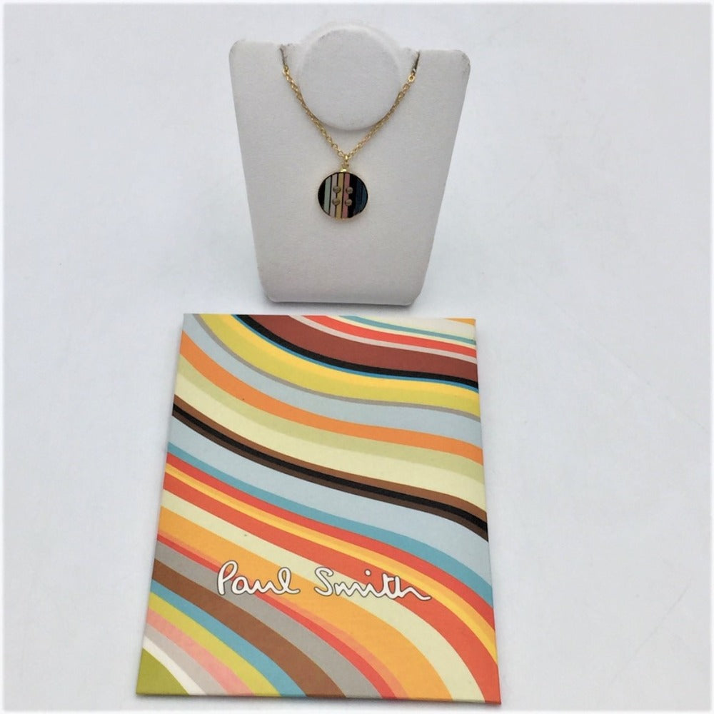 ネックレス Paul Smith ポールスミス ボタン ネックレス マルチカラー 美品