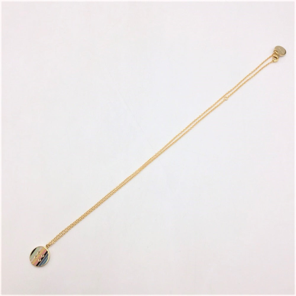 ネックレス Paul Smith ポールスミス ボタン ネックレス マルチカラー 美品