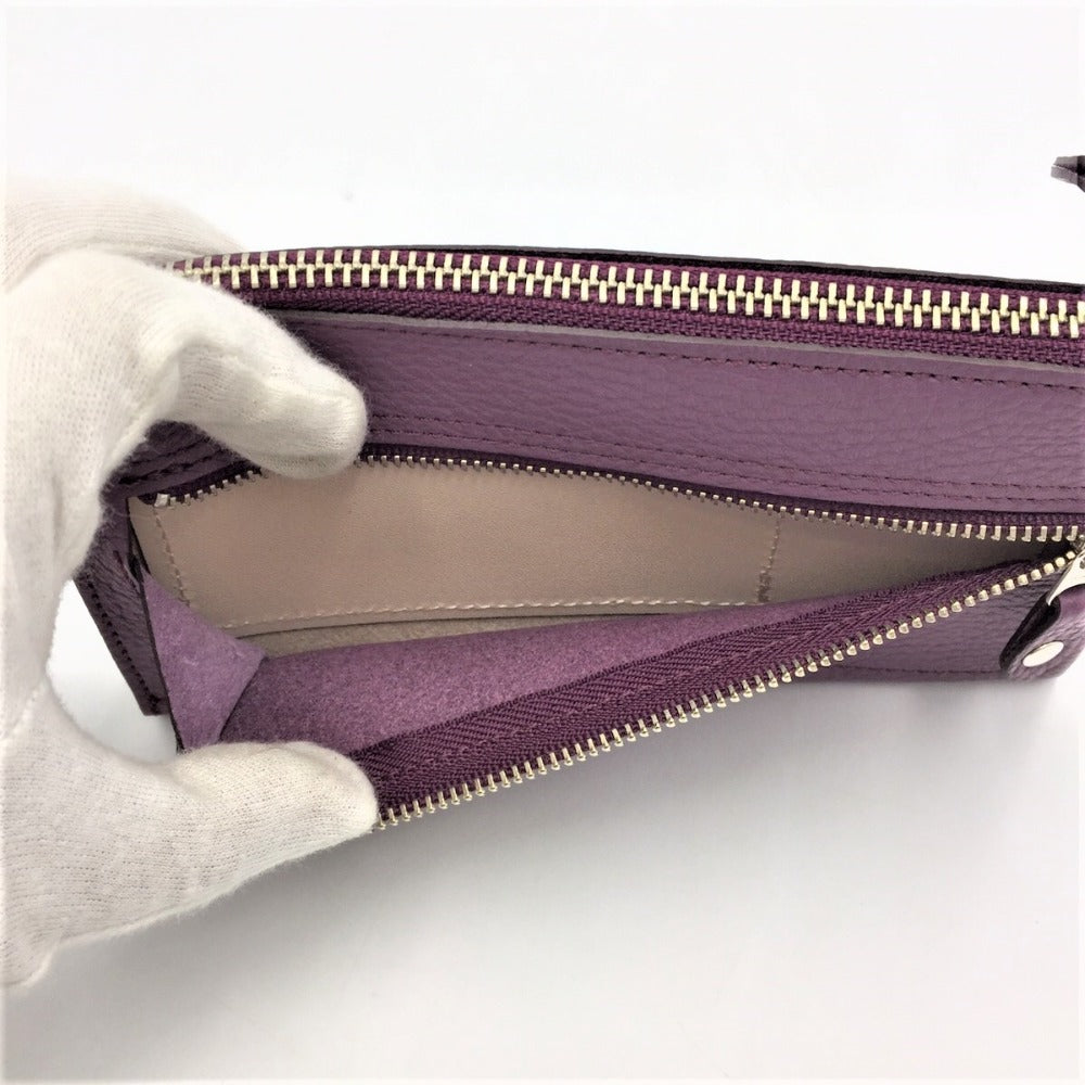 AGILITY (アジリティ) 長財布 AGILITY アリニエ 長財布L字ファスナーウォレット パープル 9122 9122 美品