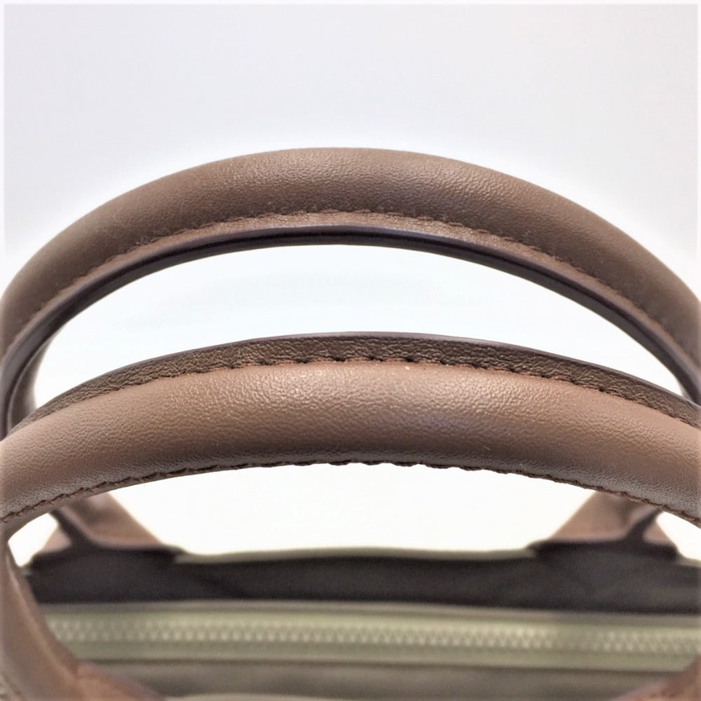 BLUE LABEL CRESTBRIDGE (ブルーレーベルクレストブリッジ) トートバッグ BLUE LABEL CRESTBRIDGE トートバッグ カーキ リボン 55122-704 三陽商会 55122-704 美品