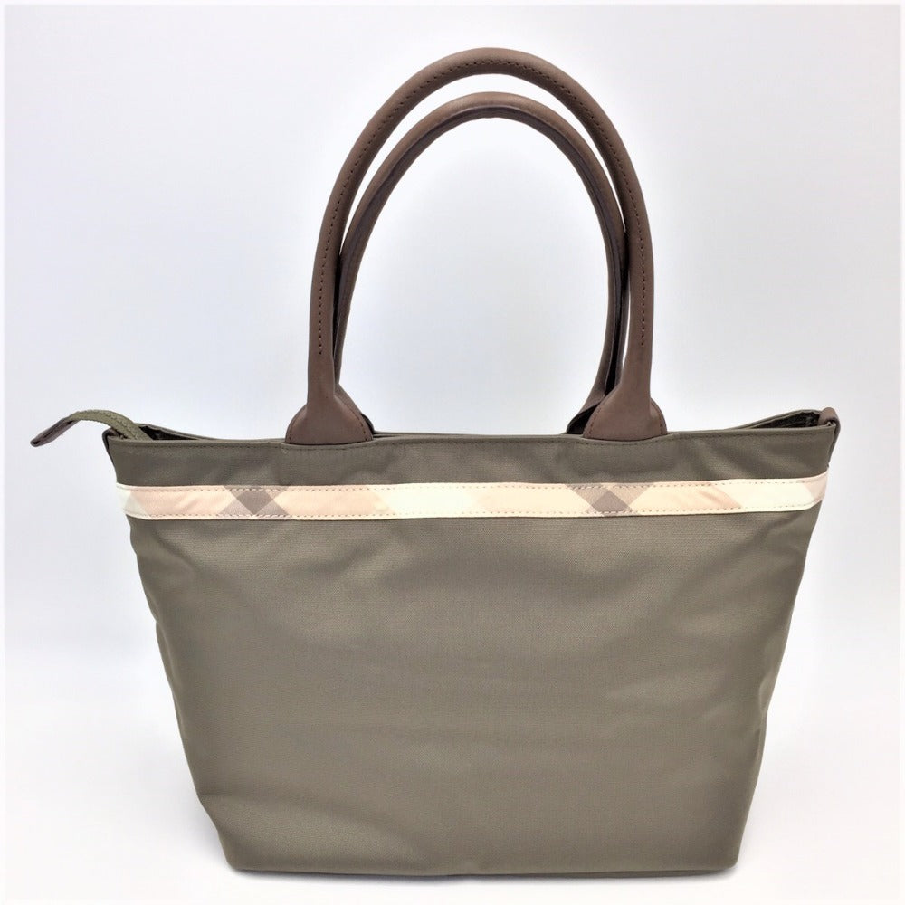 BLUE LABEL CRESTBRIDGE (ブルーレーベルクレストブリッジ) トートバッグ BLUE LABEL CRESTBRIDGE トートバッグ カーキ リボン 55122-704 三陽商会 55122-704 美品