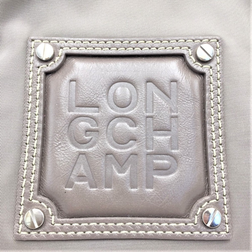 Longchamp (ロンシャン) トートバッグ LONGCHAMP ロンシャン ナイロントートバッグ グレージュ 美品