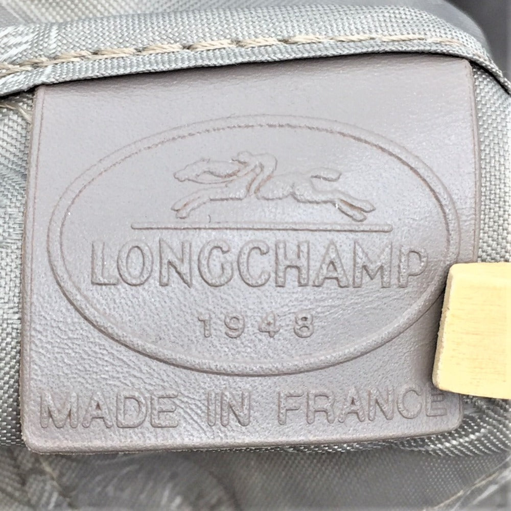 Longchamp (ロンシャン) トートバッグ LONGCHAMP ロンシャン ナイロントートバッグ グレージュ 美品