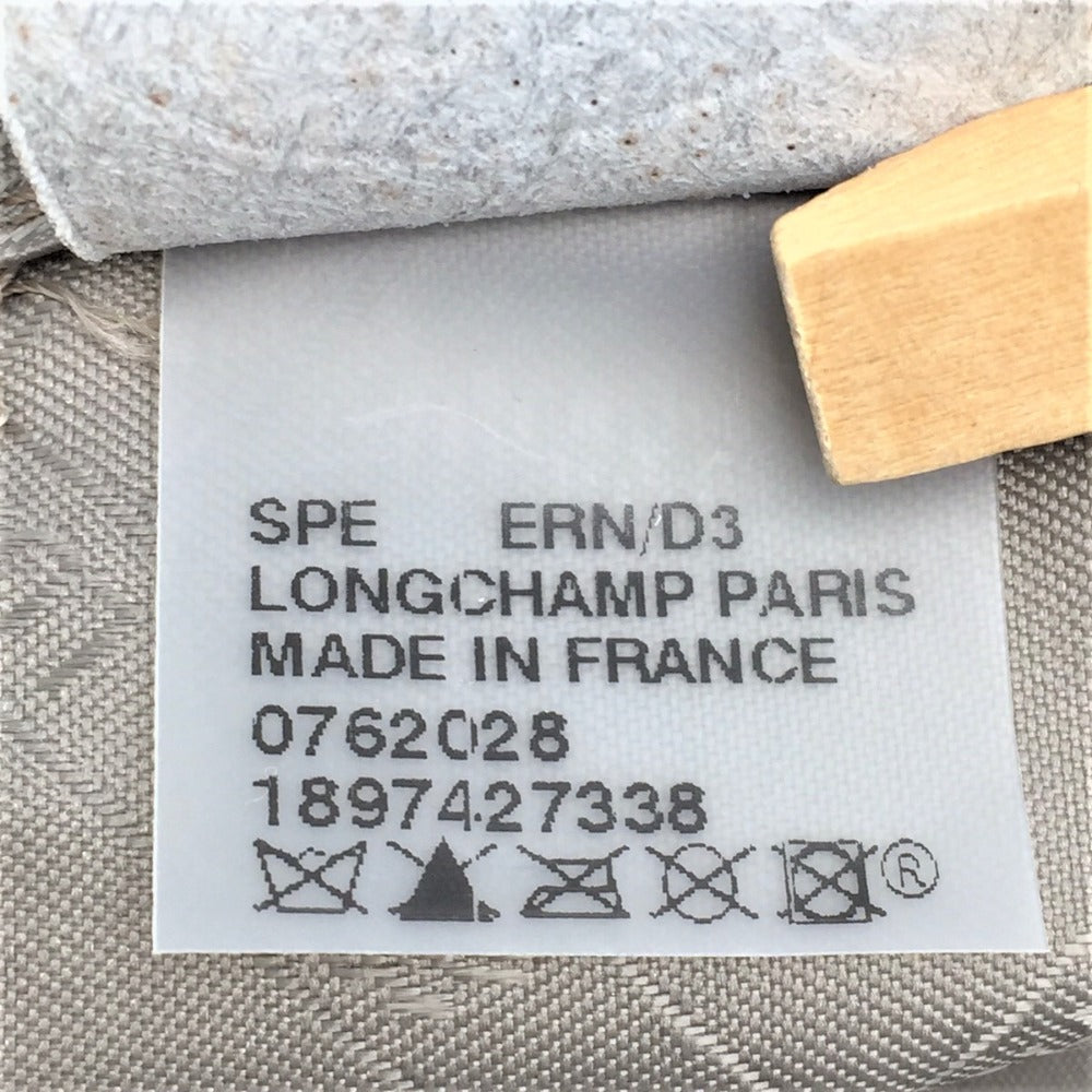 Longchamp (ロンシャン) トートバッグ LONGCHAMP ロンシャン ナイロントートバッグ グレージュ 美品