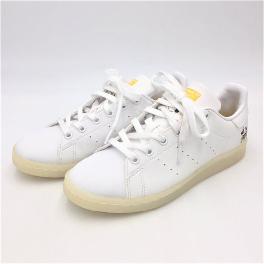 adidas Originals (アディダスオリジナルス) スニーカー adidas スタンスミス ミッキー＆ミニー ホワイト×ゴールド GW2255 US5 23.0cm 長さ26cm 美品