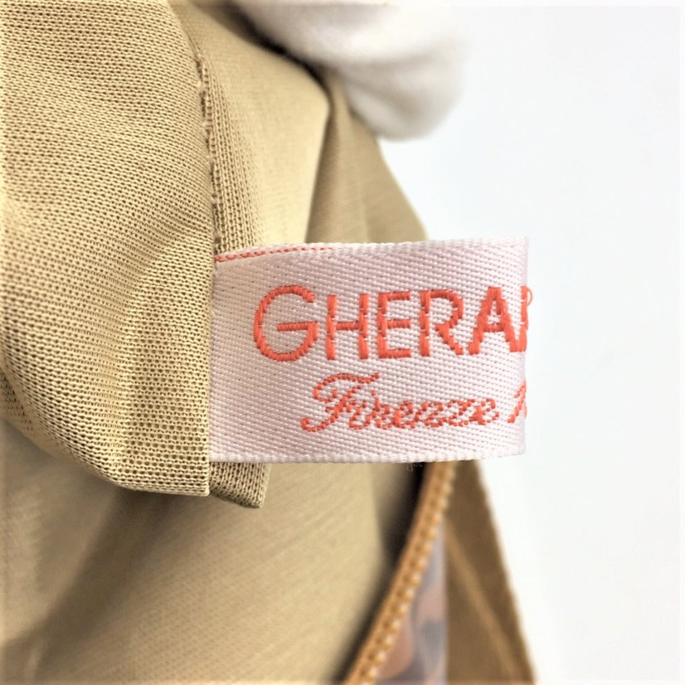 GHERARDINI (ゲラルディーニ) ショルダーバッグ GHERARDINI　ソフティ ダブルポケット ショルダーバッグ　ゴールド 美品