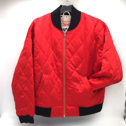 Levi's (リーバイス) ブルゾン リーバイス ディズニーコレクション キルティングジャケット ボンバージャケット ブルゾン 赤 Sサイズ 美品