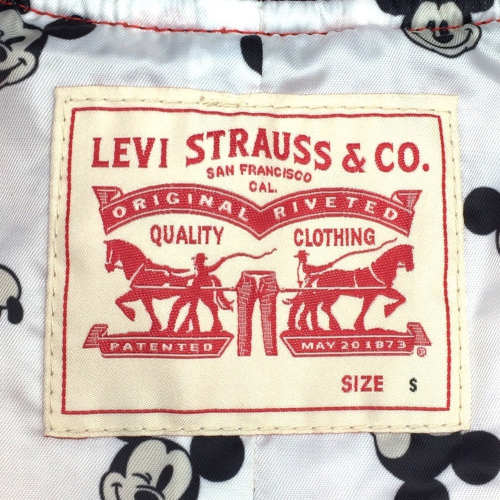 Levi's (リーバイス) ブルゾン リーバイス ディズニーコレクション キルティングジャケット ボンバージャケット ブルゾン 赤 Sサイズ 美品