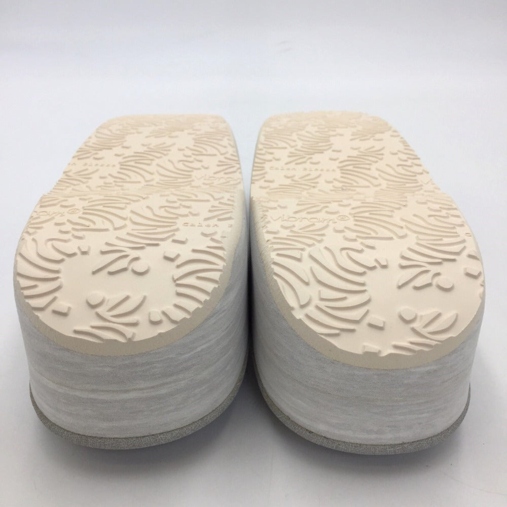 Calen Blosso カレンブロッソ 草履 カフェ草履　グレー　シルバー　L 未使用品