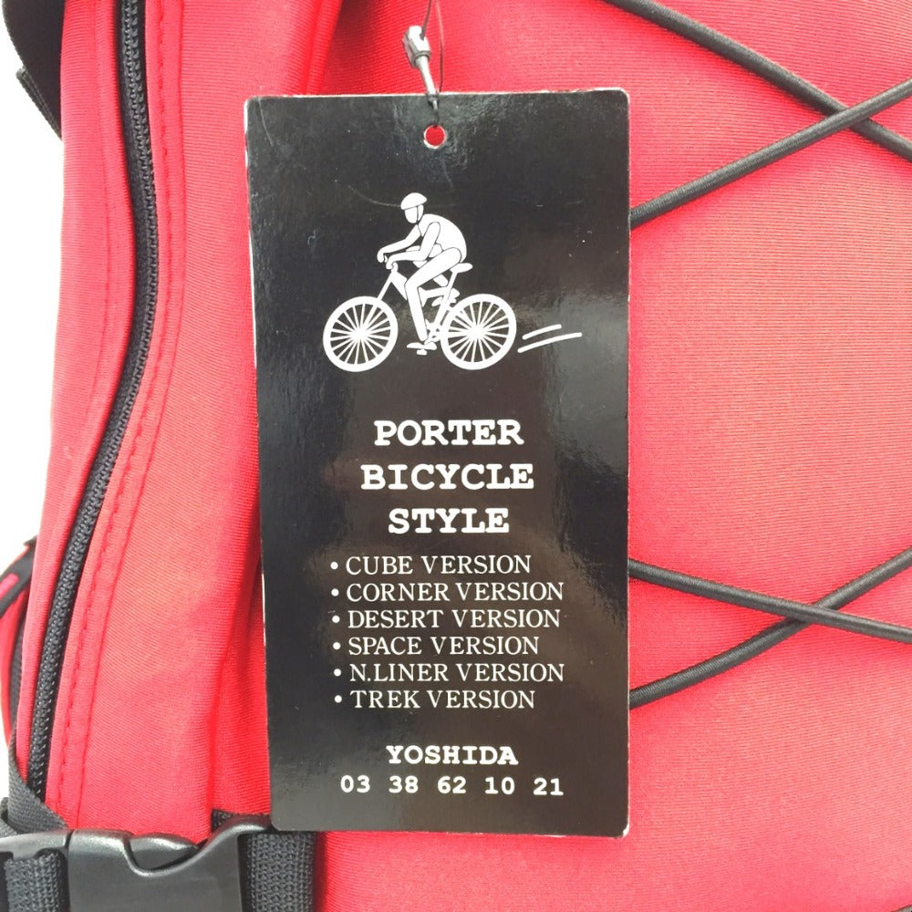 PORTER (ポーター) リュック・デイパック PORTER BICYCLE STYLE　リュック　レッド　701-06458　吉田カバン  701-06458 未使用品