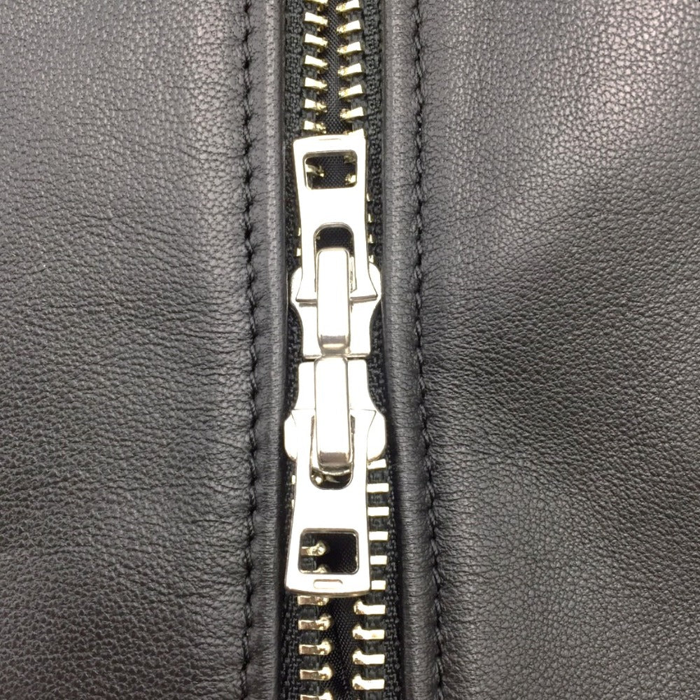 LIDNM LIDNM シングルライダースジャケット S ブラック L18SS-17