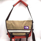 THE NORTH FACE (ザ・ノースフェイス) ショルダーバッグ THE NORTH FACE　メッセンジャーバッグ　L　NN7807N　ベージュ×ピンク NN7807N 未使用品