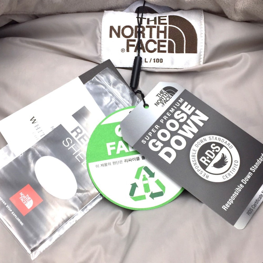 THE NORTH FACE (ザ・ノースフェイス) ダウンジャケット THE NORTH FACE WHITE LABEL ネオヌプシ ダウンジャケット　NJ1DM51K　ライトグレー　L/100 未使用品