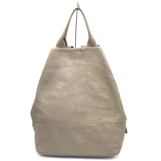 Ampersand (アンパサンド) リュック Ampersand　ソフトレザー リュック型トート　2wayバッグ　グレー　91AS-0119-101 美品