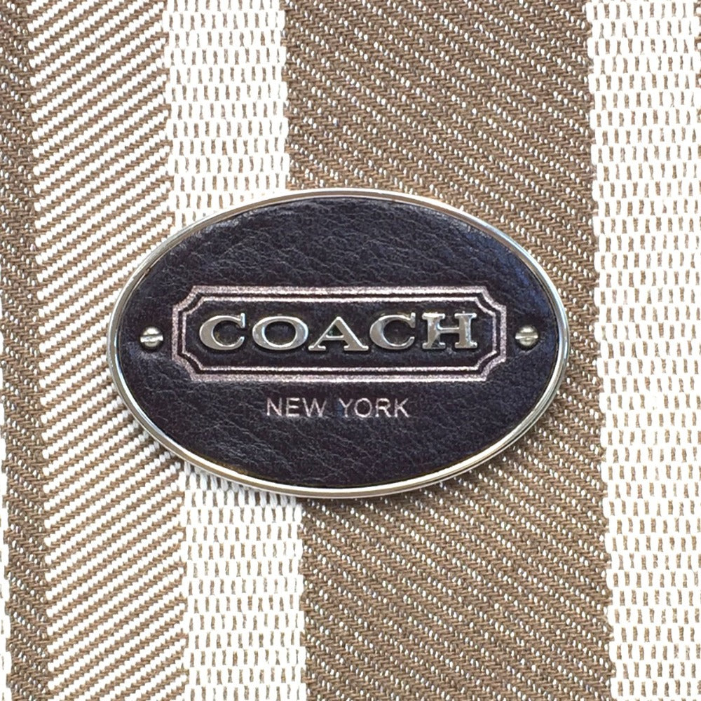 COACH (コーチ) トートバッグ COACH ミニシグネチャー トートバッグ　ブラウン　19915 美品