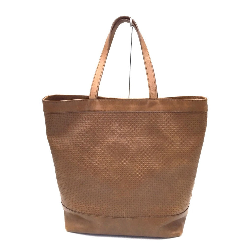 MARGARET HOWELL idea (マーガレットハウエル アイデア) トートバッグ MARGARET HOWELE idea　レザートートバッグ　キャメル 美品