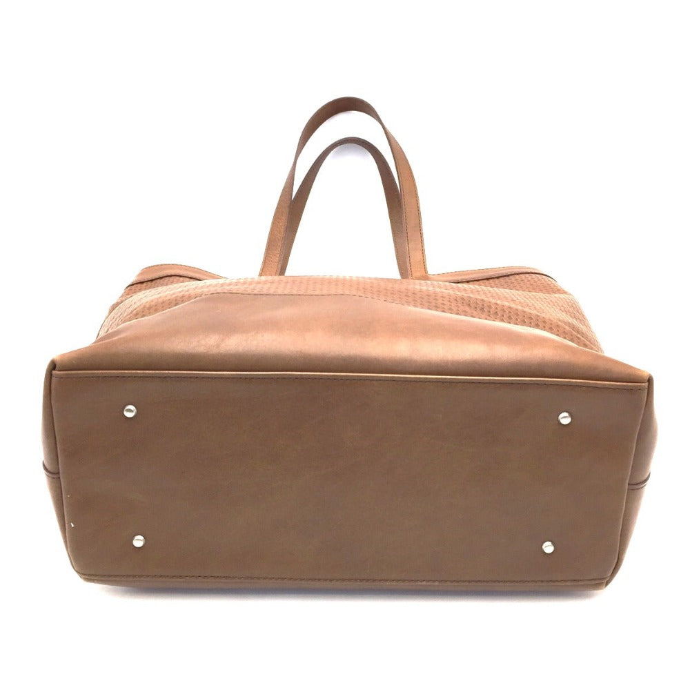 MARGARET HOWELL idea (マーガレットハウエル アイデア) トートバッグ MARGARET HOWELE idea　レザートートバッグ　キャメル 美品